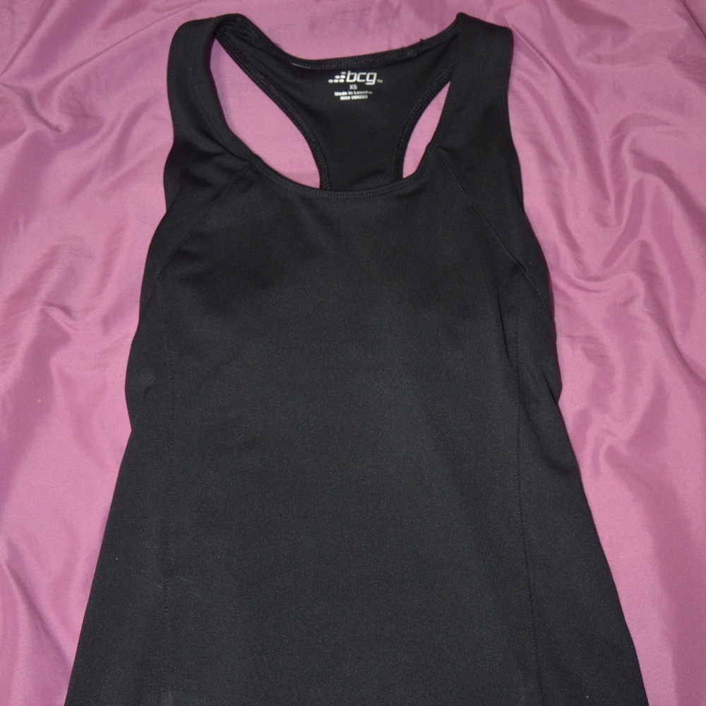 Black Athletic Tank Top